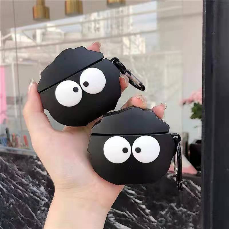 Vỏ Bảo Vệ Hộp Sạc Tai Nghe Earpods I11I9 i12 Bằng Silicon Họa Tiết Hoạt Hình Dễ Thương Chống Rơi Ốp