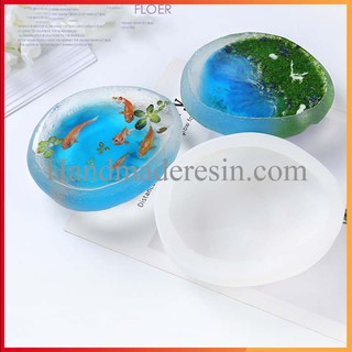 Khuôn Silicon Làm Bể Cá Resin 3D Mô Phỏng Đá