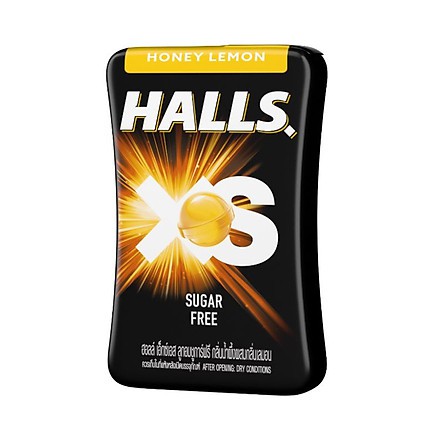 Kẹo Ngậm Không Đường Halls Vị Chanh Mật Ong 15g