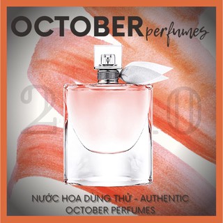 27_𝑶𝒄𝒕𝒐𝒃𝒆𝒓🖤 mẫu thử nước hoa lancome lavie est belle tester 5/10ml
