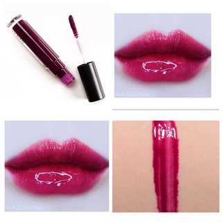 [BILL US] Tách set son bóng MAC Lipglass Rebel màu tím mận