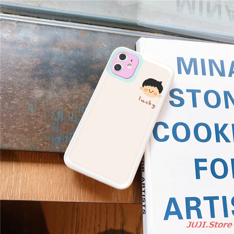 Ốp lưng iphone Tiny Friends cạnh vuông 6/6plus/6s/6splus/7/7plus/8/8plus/x/xr/xs/11/12/13/pro/max/plus/promax