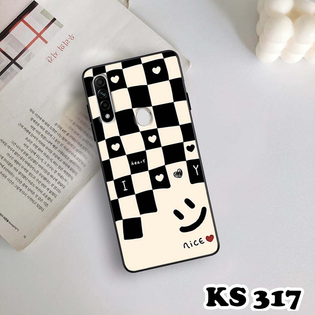 Ốp lưng Oppo A8 - Oppo A31 2020 - Oppo A91 - Ốp in hình họa tiết caro - Chất liệu TPU siêu bền, sang trọng