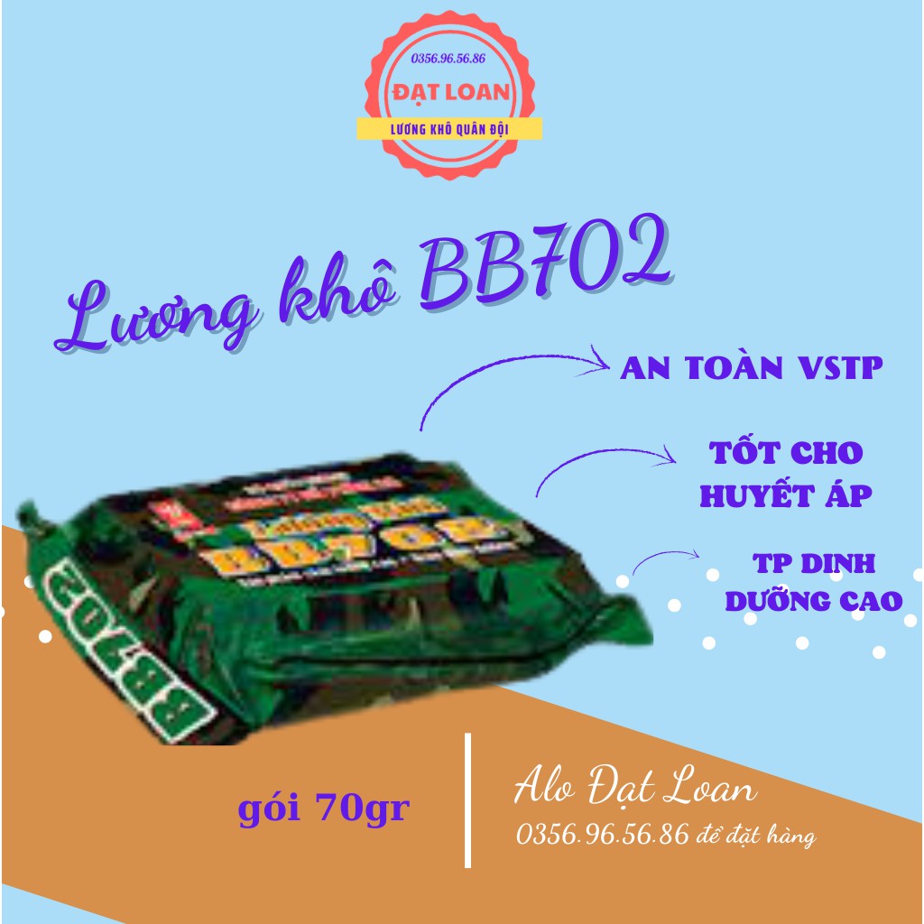 Lương khô, lương khô quân đội BB702