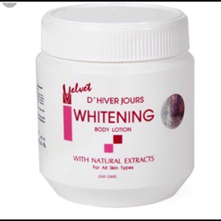 Kem dưỡng trắng da Velvet D'HIVER JOURS WHITENING BODY LOTION 350g | BigBuy360 - bigbuy360.vn