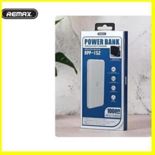 Pin Sạc Dự Phòng Mini Không Dây Remax 10.000mah RPP-152, Cục Sạc Dự Phòng Không Dây, Tích Hợp Giá Đỡ, Bảo Hành 6 Tháng