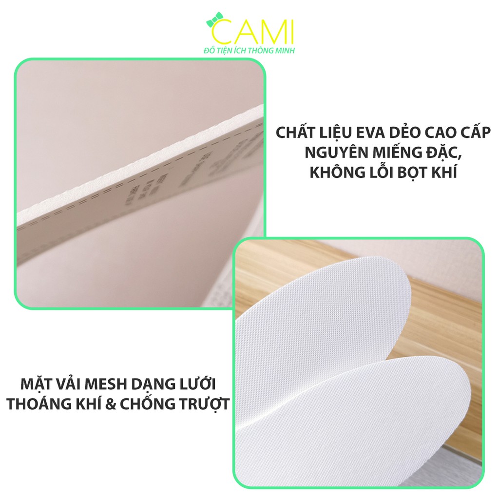 Lót giày EVA dẻo, đàn hồi dùng cho cả nam và nữ - Cami - CMPK178