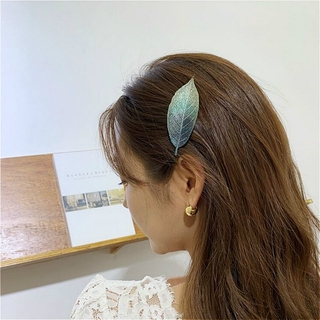 Kẹp Tóc Nữ Hình Chiếc Lá Thời Trang Hàn Quốc