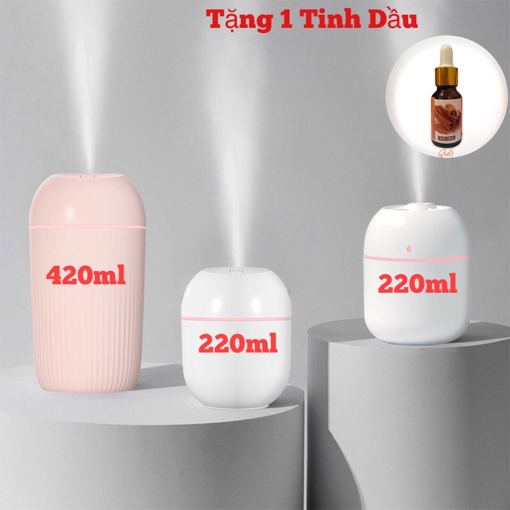 Máy Phun Tinh Dầu Toả Hương 330ml Mini Cho Phòng Ngủ Và Xe Hơi