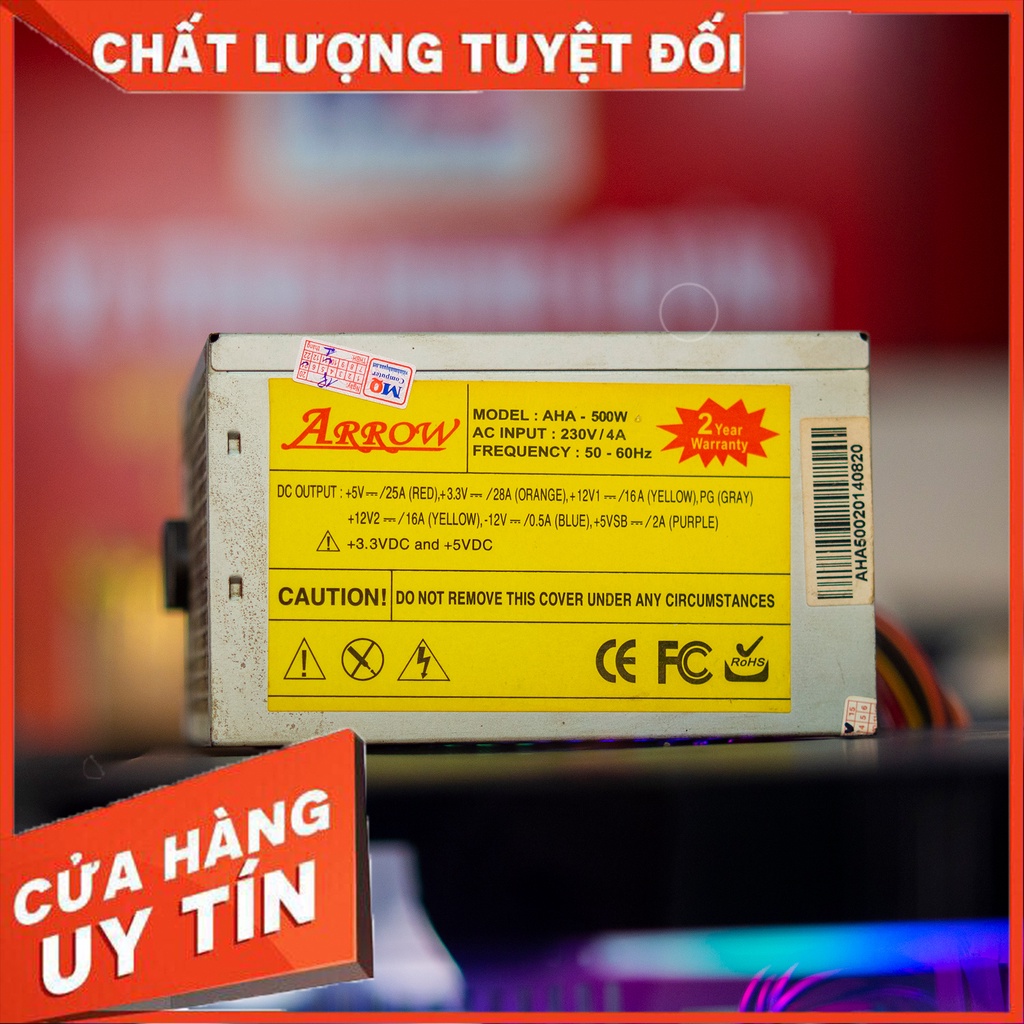 Nguồn Máy Tính ARROW 500W (ảnh thật)