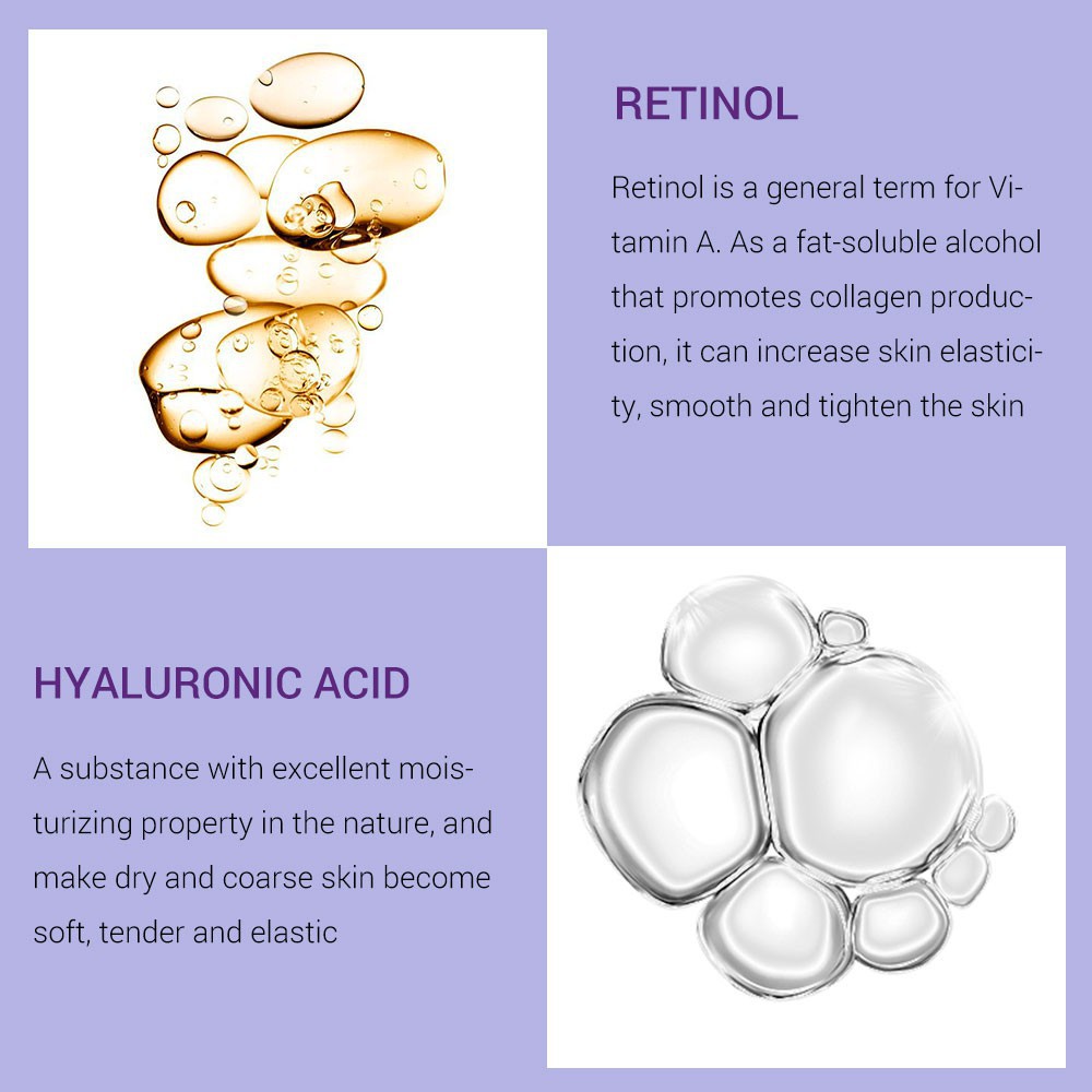 Bộ kem dưỡng da mặt breylee chứa retinol chống lão hóa loại bỏ nếp nhăn dưỡng ẩm làm săn chắc da