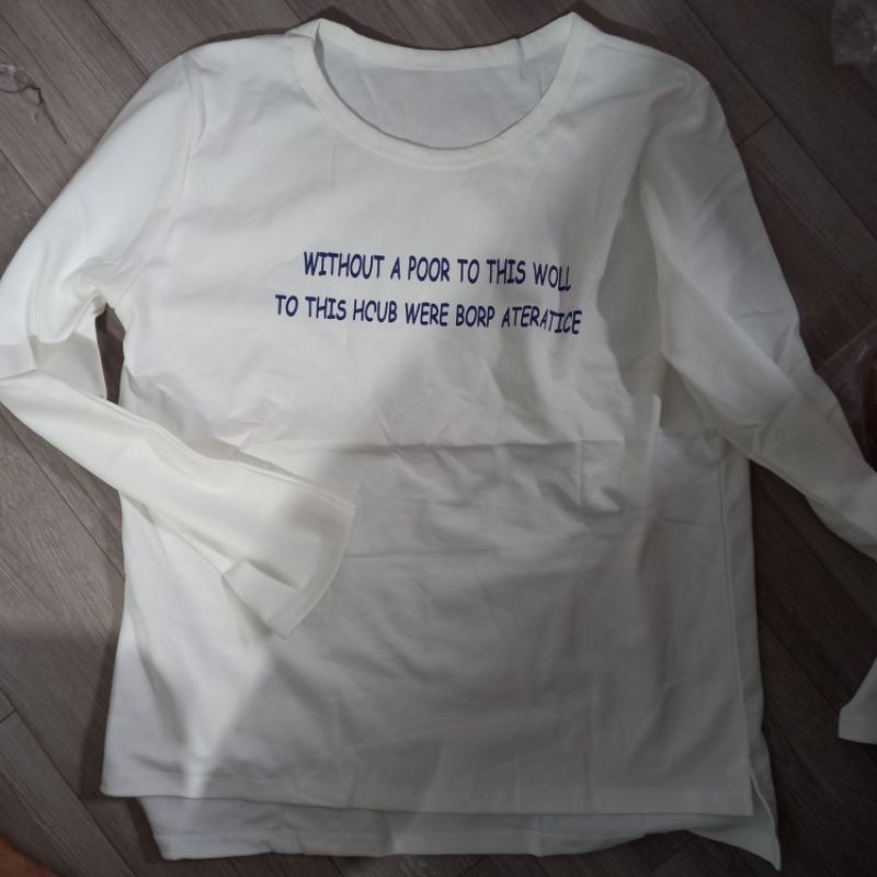 Áo thun tay dài lựa chọn trên live