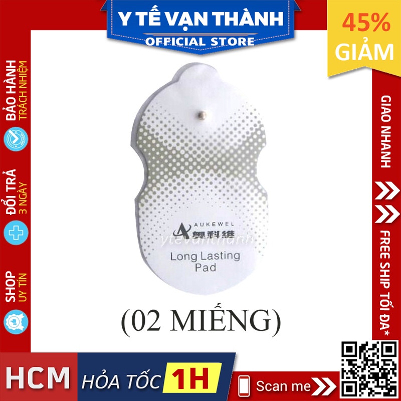 ✅ [LOẠI TỐT] [PHỤ KIỆN] Miếng Dán Massage Xung Điện Aukewell (Trắng) | (Mát xa, Massa) -VT0222