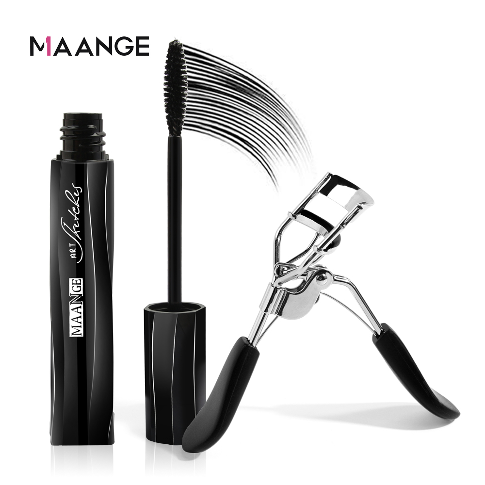 Set Kẹp Bấm Mi Và Mascara MAANGE Bộ Trang điểm 60g