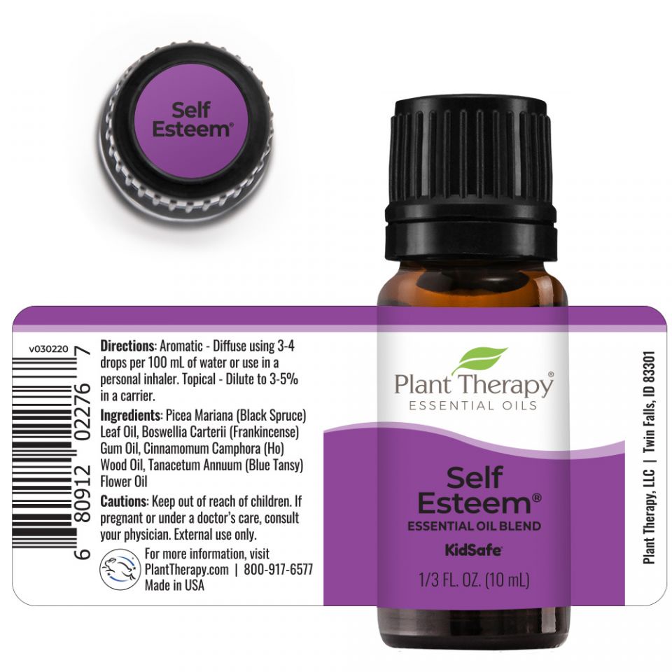 Plant Therapy - Tinh dầu hỗn hợp Self Esteem - kidsafe essential oil blend synergy 10mL