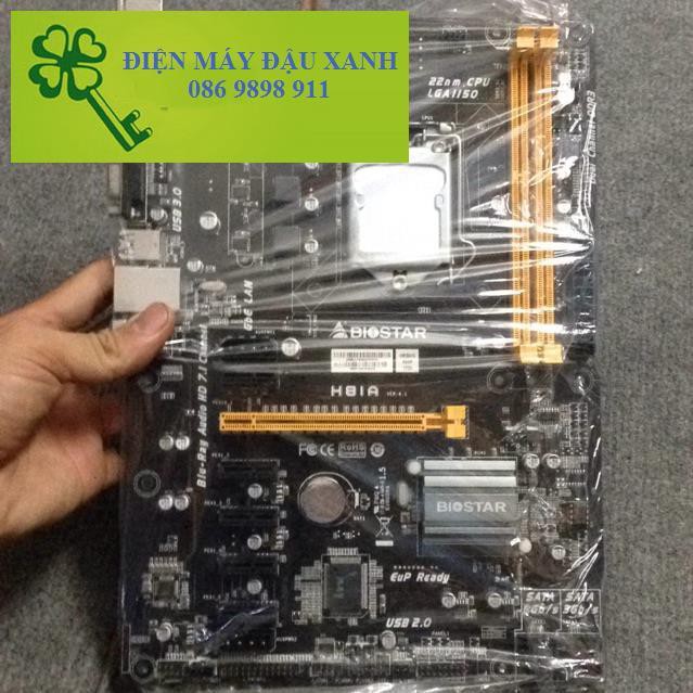 Main mining H81 6 khe PCIe đào coin