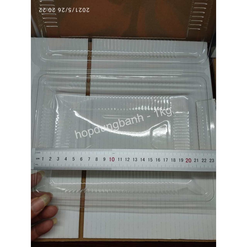 100 Hộp Đựng trái cây - Lạp xưởng 1 kg kích Thước 22 X 15 X 5.5 CM