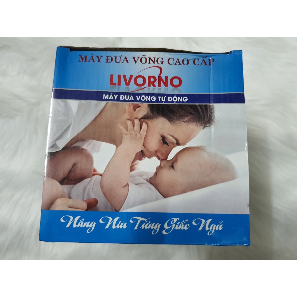 Máy đưa võng tự động cao cấp Livorno LVR01, sản phẩm tiện lợi để ru bé ngủ