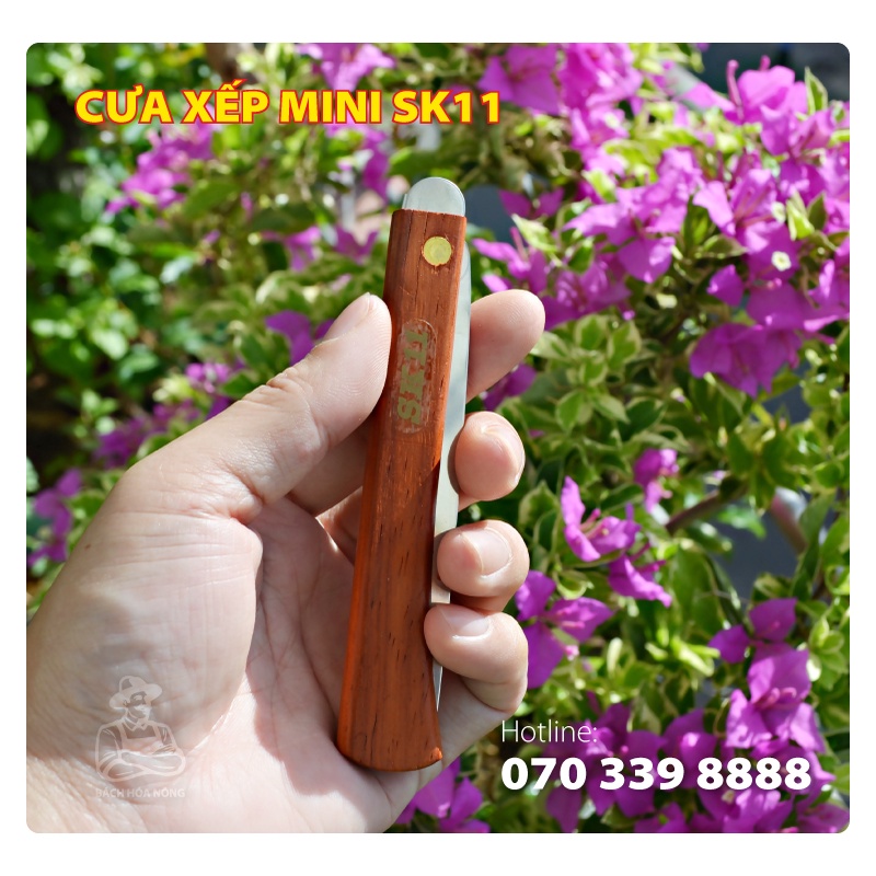 Cưa xếp mini SK11 Nhật Bản hiệu FUJIWARA SANGYO 210mm - Chuyên dụng cây cảnh, Bonsai