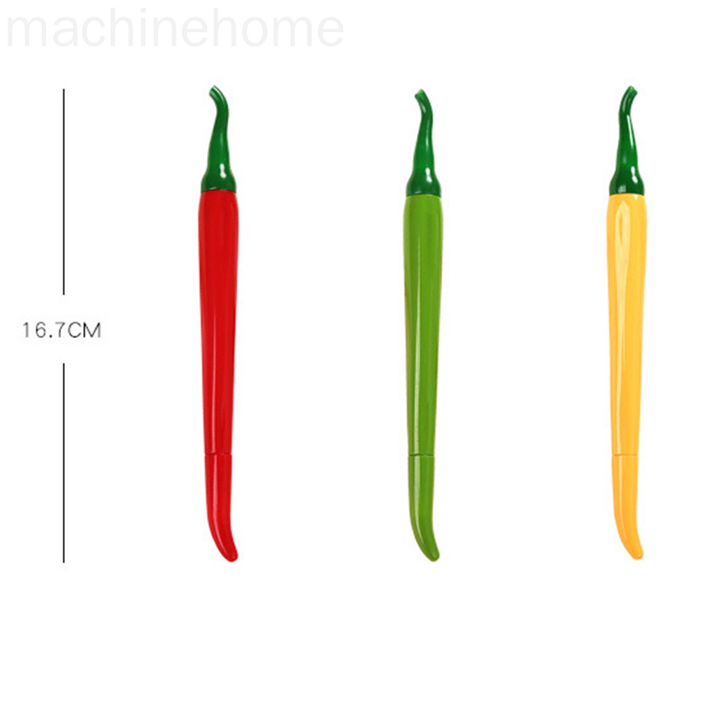 Bút Bi Mực Đen Ngòi 0.5mm Hình Quả Ớt Độc Đáo