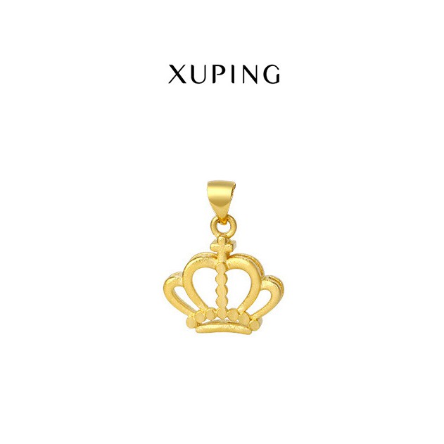 Mặt dây Chuyền Nữ Mạ Vàng 24K, Thiết Kế Vương Miện Nhã Nhẹn - XPMDC05