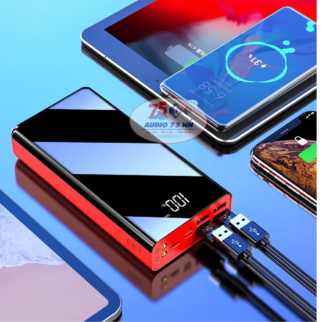 Sạc dự phòng siêu dung lượng 50000mAh 4 cổng USB đa năng