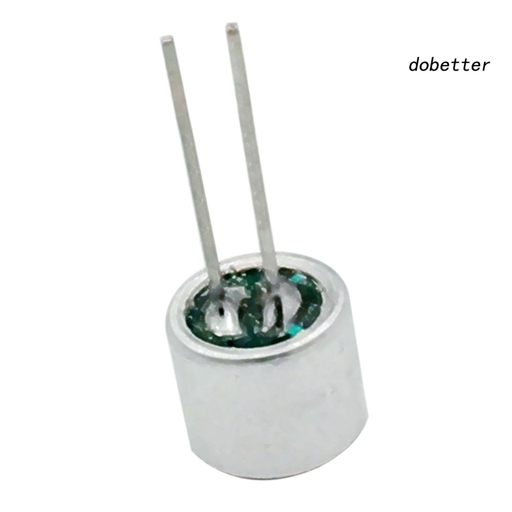DOH_6050P 10Pcs 2 Pin Sensitivity Electret Condenser Microphone Inserts Pickup Mic