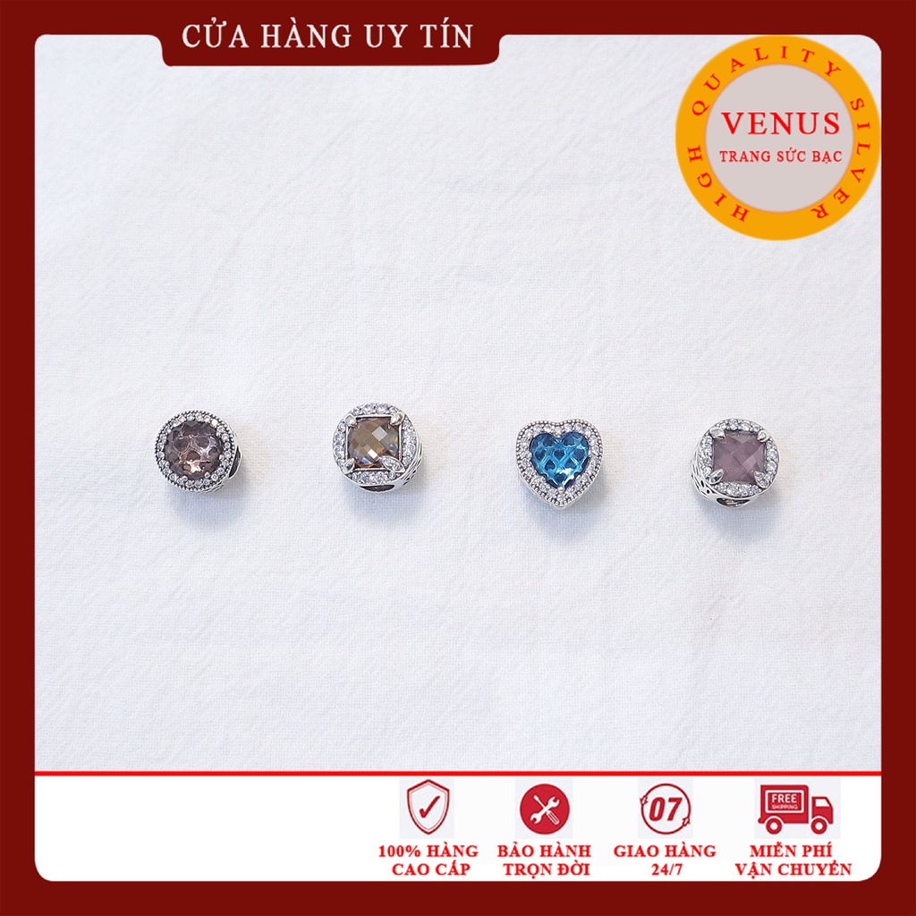 Trang sức bạc Venus- Đá lồi trắng msp400