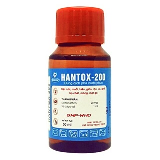 Hantox 50ml Diệt ruồi, muỗi, kiến, bọ chét