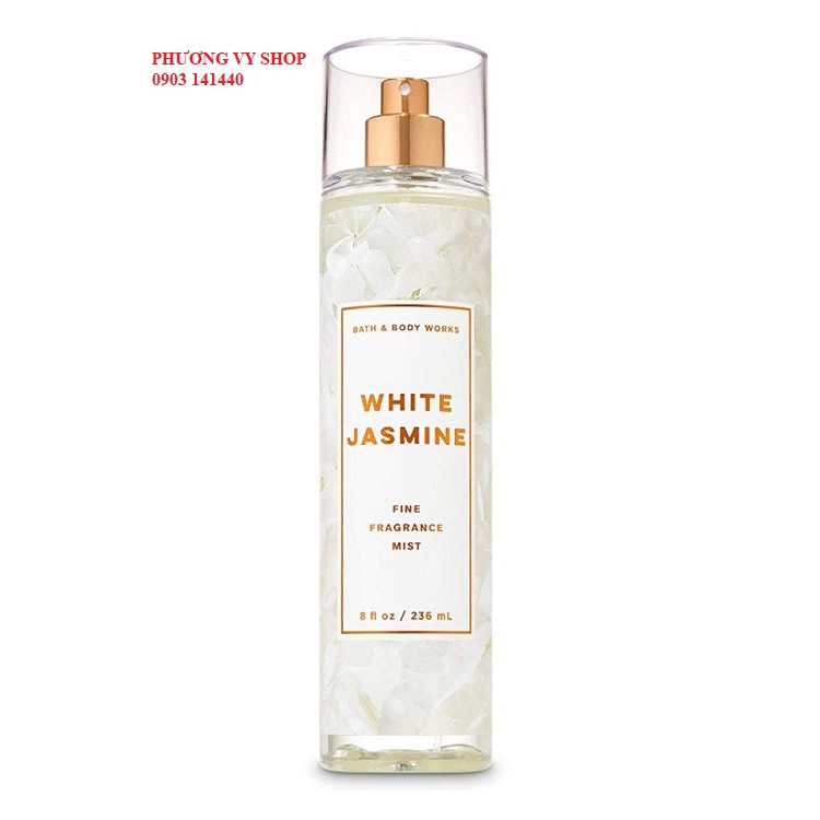 Xịt thơm toàn thân hương nước hoa BBW WHITE JASMINE