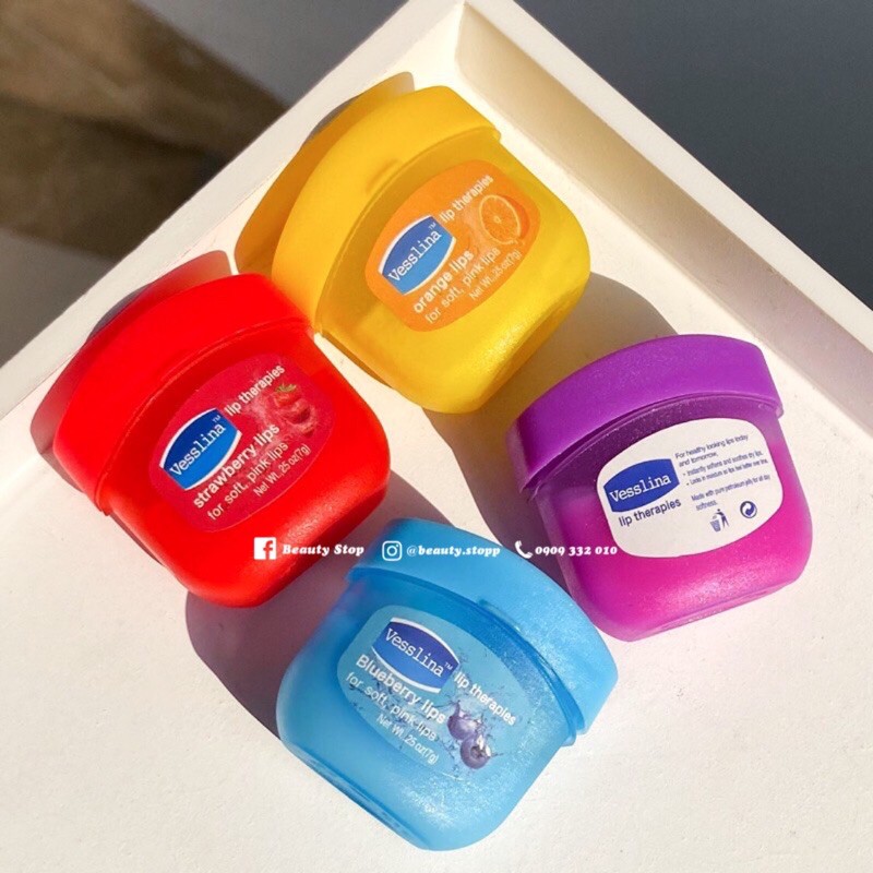 Son Dưỡng Môi Trái Cây Hồng Hào Vesslina Hũ 7g