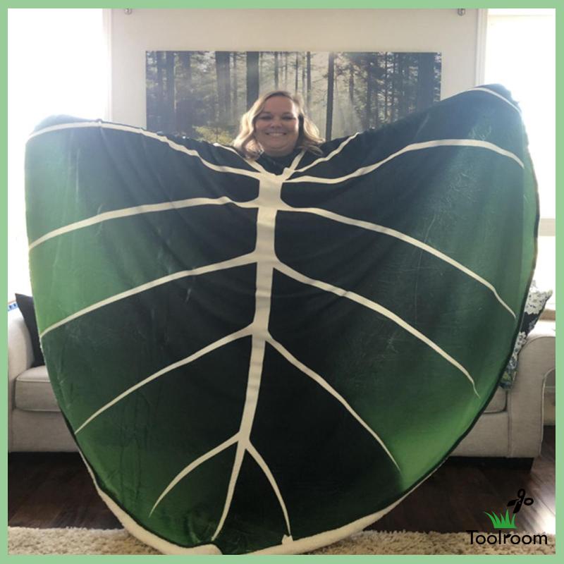 Chăn Trải Sofa Hình Lá Cọ Thân Thiện Với Da Thoải Mái