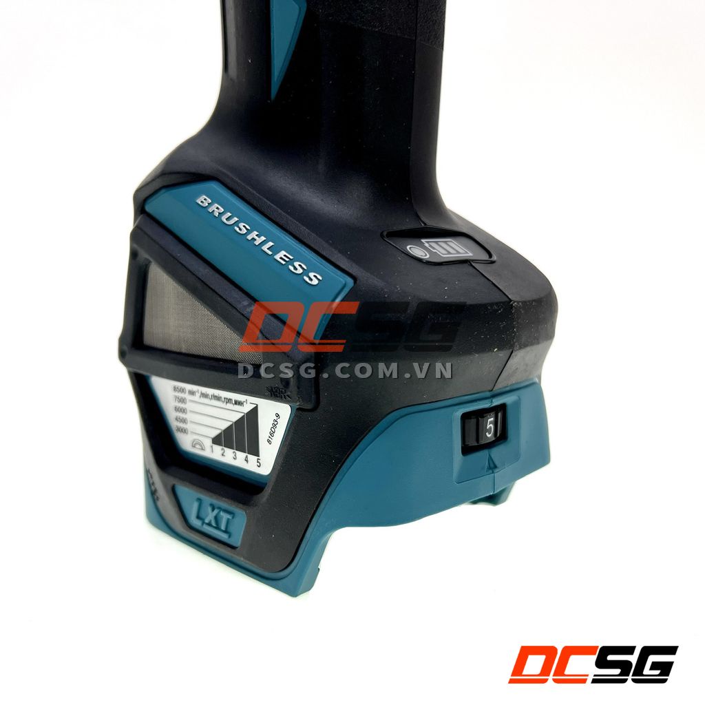 Máy mài góc 100mm dùng pin 18V Makita DGA417Z (công tắc bóp) | DCSG