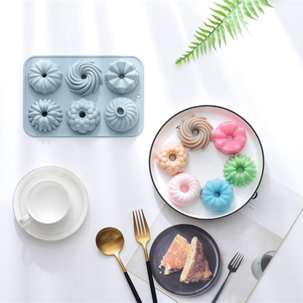 WATTLE Khuôn Làm Bánh Muffin / Xà Phòng Hình Mái Vòm 3D