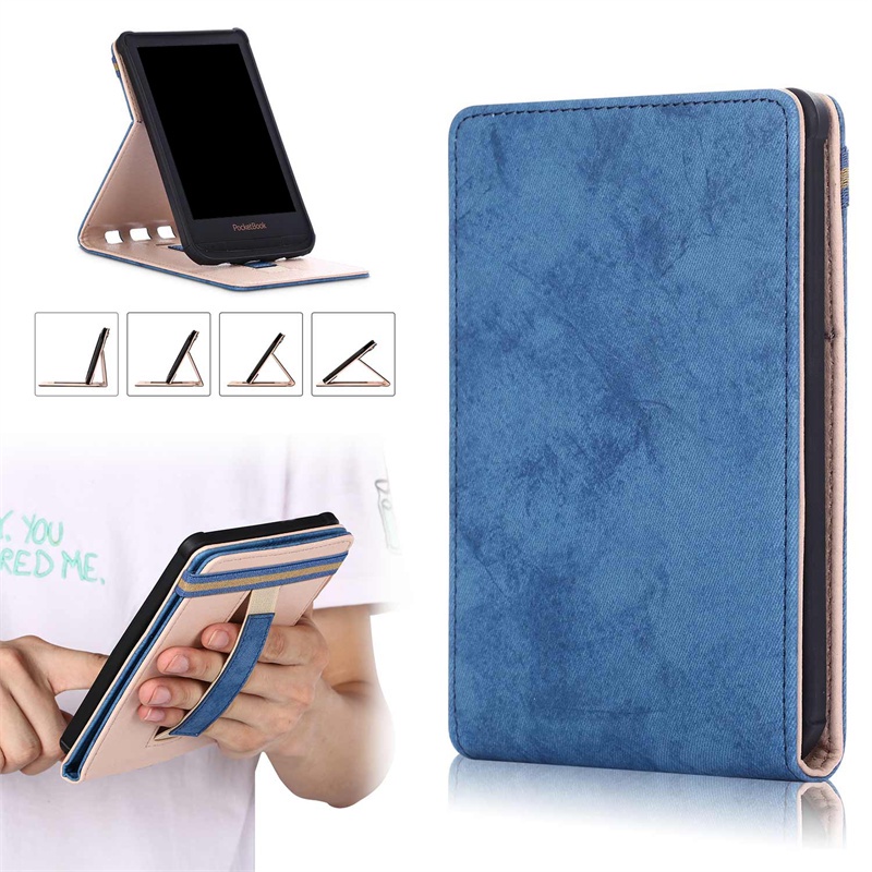 Bao Da Máy Tính Bảng Nắp Lật Cho Pocketbook 616/627/632 Plus Aqua/633/628/606/Touch Lux 4/5/Basic Lux 2/Touch HD 3 Limited