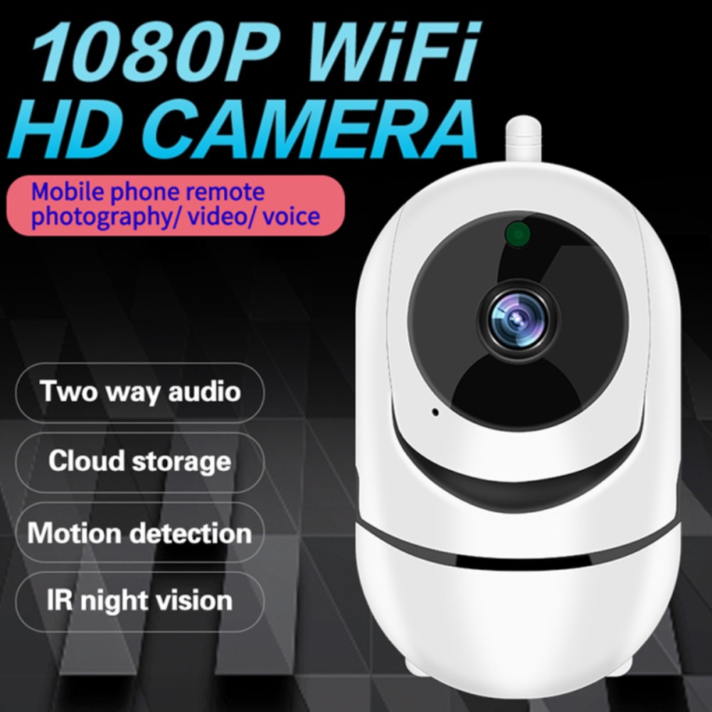 1080P HD Bé Màn Hình Nhà Thông Minh Khóc Báo Động Camera Giám Sát Mini Wifi An Ninh Video Giám Sát IP Camera