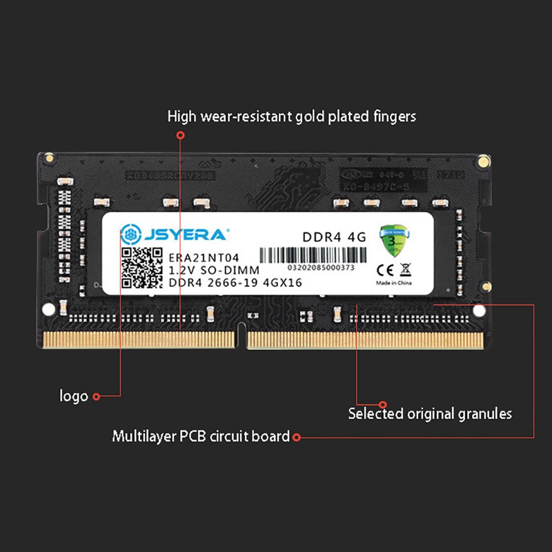 Bộ Nhớ Ram Jsyera 4g Ddr4 Ram 2666mhz 1.2v 288-pin | BigBuy360 - bigbuy360.vn