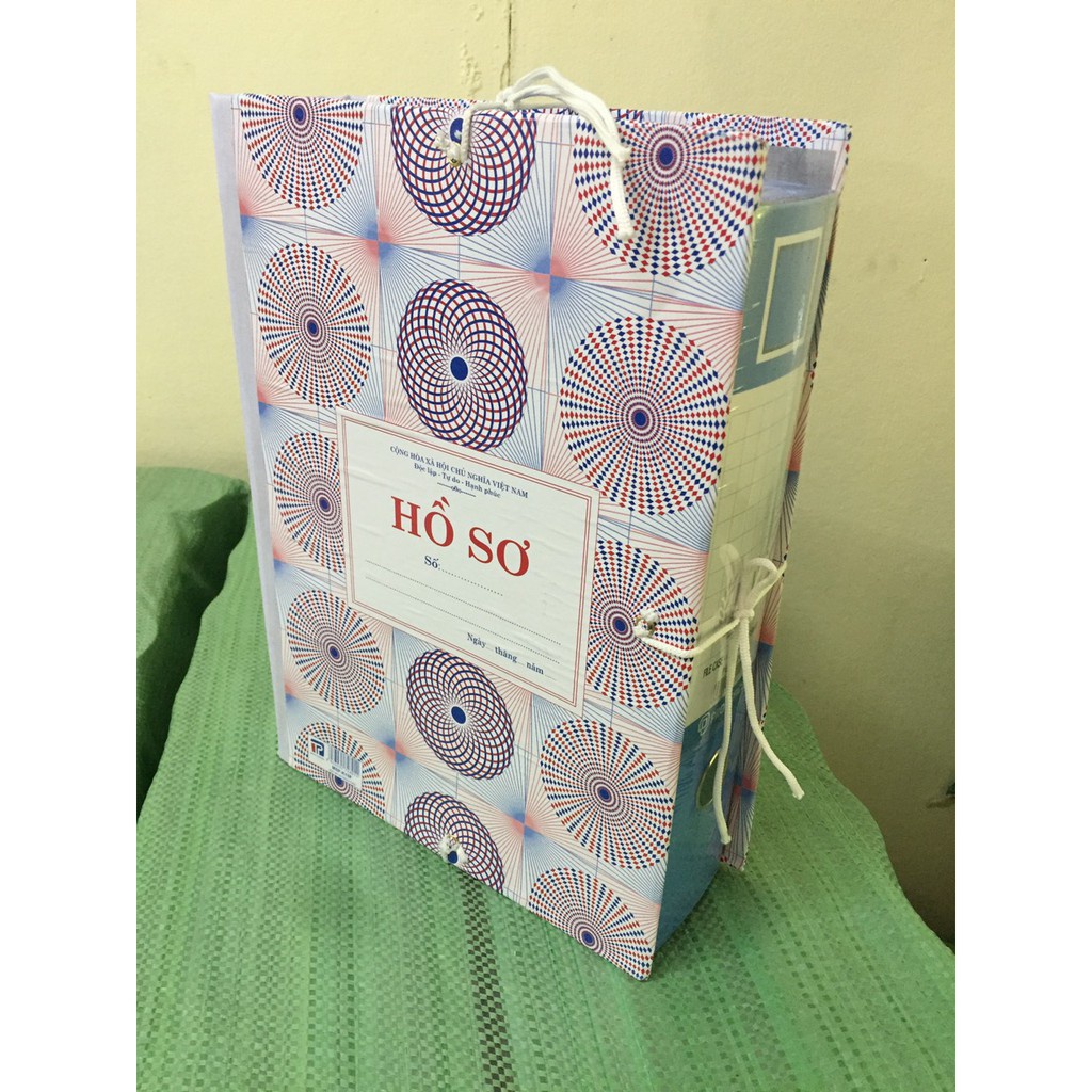 Cặp ba dây, cặp tài liệu, hồ sơ đựng chứng từ, phiếu hóa đơn, tài liệu B4, A4 bằng giấy to nhỏ có dây buộc tiện dụng