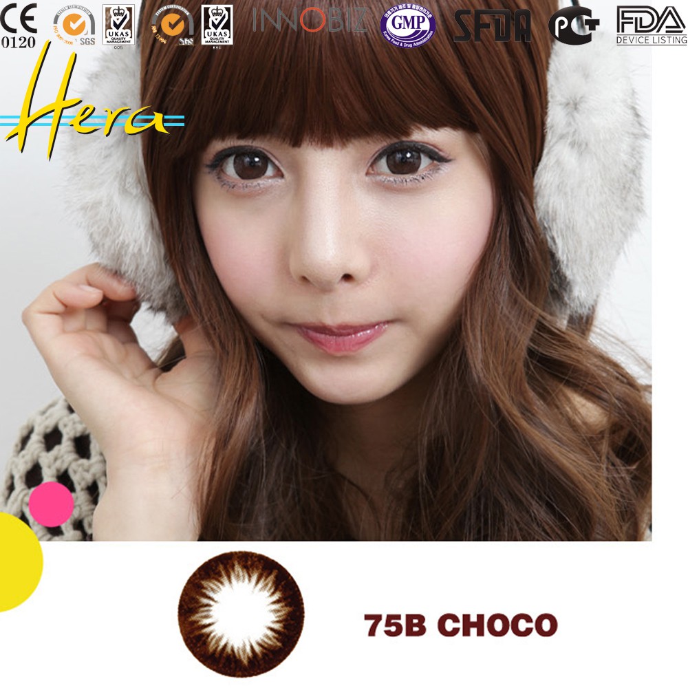 Kính Áp Tròng Hera 75B Choco - Lens choco lens cận