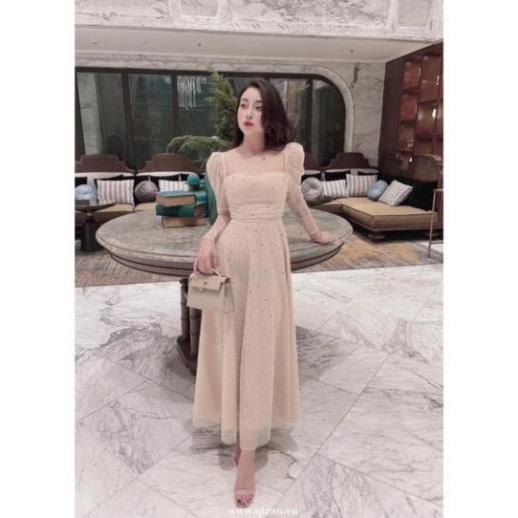 VÁY LƯỚI VOAN ÓNG ÁNH CÚP NGỰC LÓT