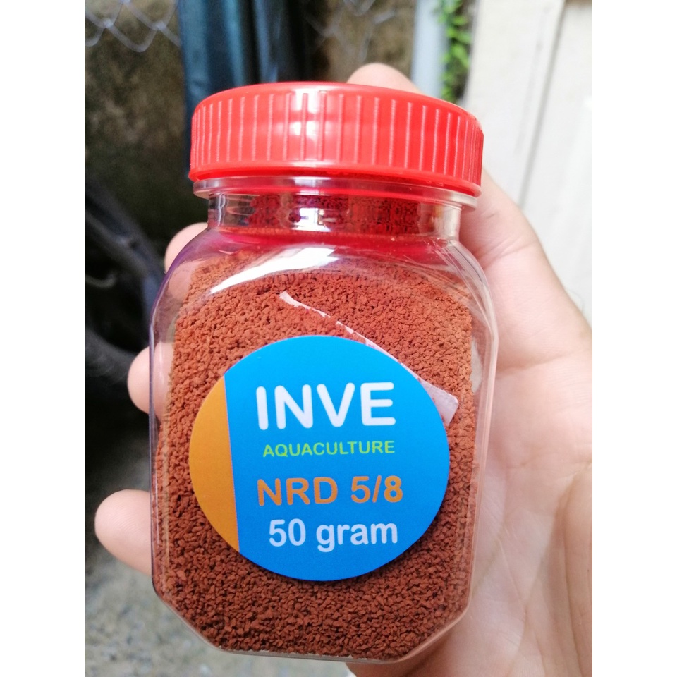 Cám Thái INVE NRD 2/3, 3/5 và 5/8 trọng lượng 1 hộp 50 gram được chiết từ gói lớn, VUI LÒNG XEM CHI TIẾT PHẦN MÔ TẢ