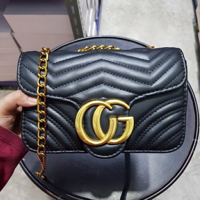 Túi Đeo Chéo Gucci Marmont Mini Sz625 Chất Liệu Da Cao Cấp