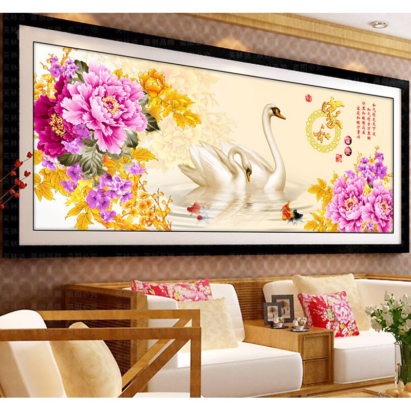 Tranh gắn đá H593 - 151x65