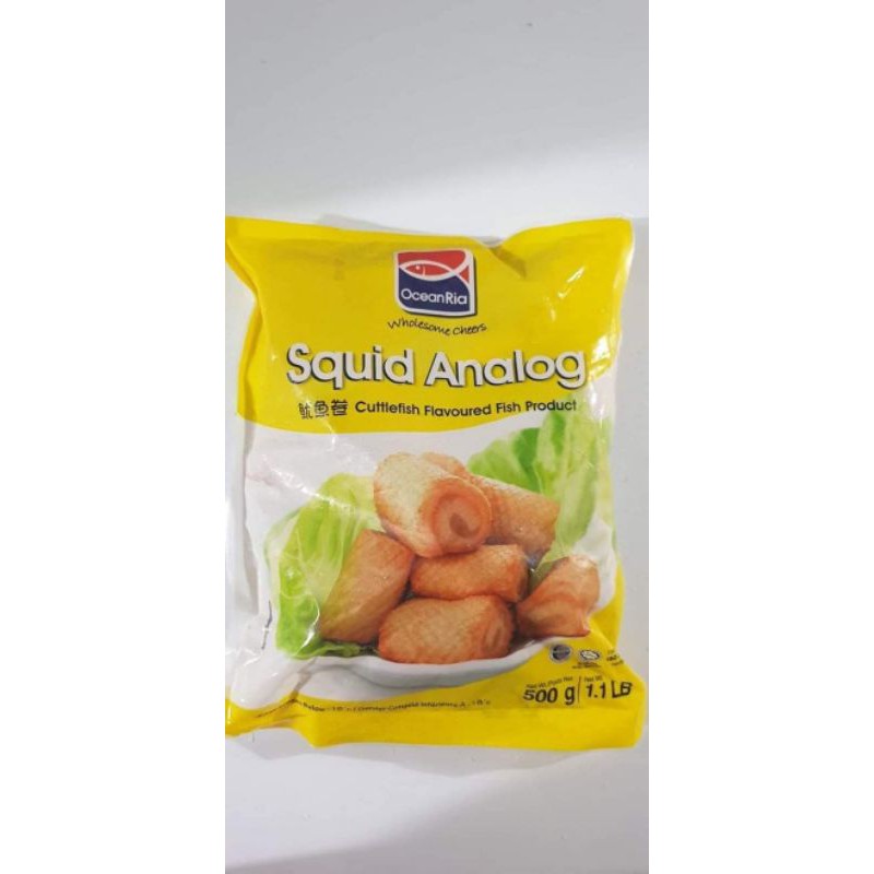 Mực cuộn khoanh Malay Ocean ria 500g