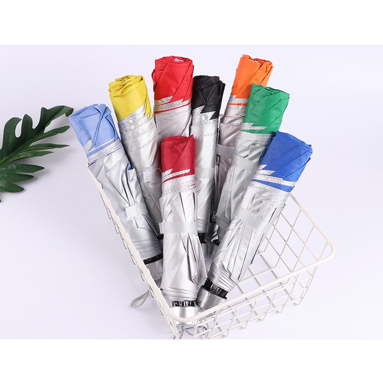 [TẶNG QUÀ] Ô bạc che mưa gấp gọn bỏ túi, dù che nắng cầm tay siêu nhẹ nhỏ gọn- JANNA