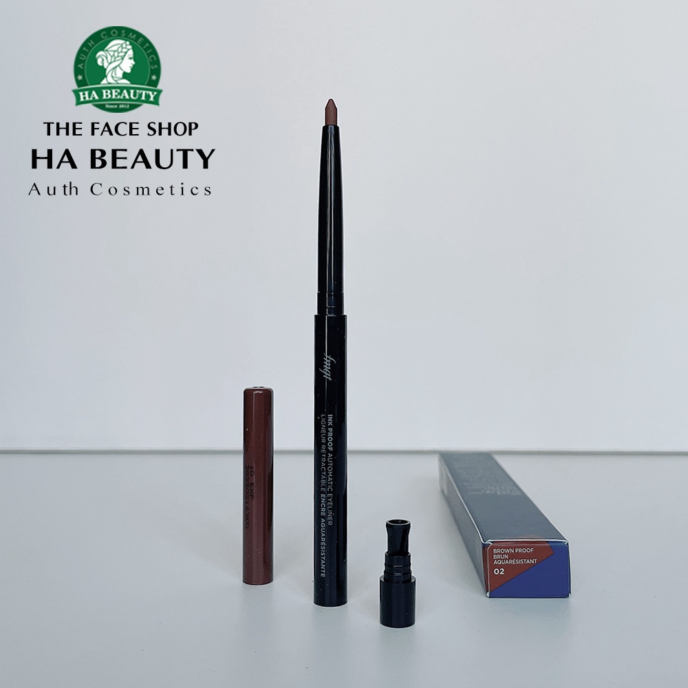 Chì kẻ viền mắt lâu trôi chống trôi The Face Shop fmgt Ink Proof Automatic Eyeliner 0.3g