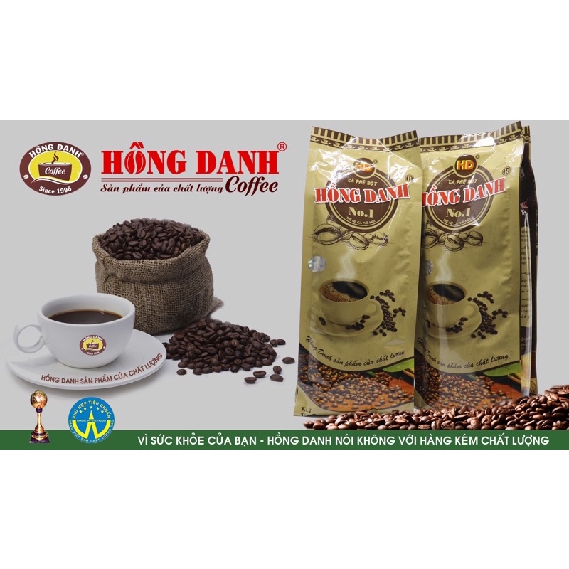 Cà phê Hồng Danh loại No. 1 (pha phin) 500g/ gói