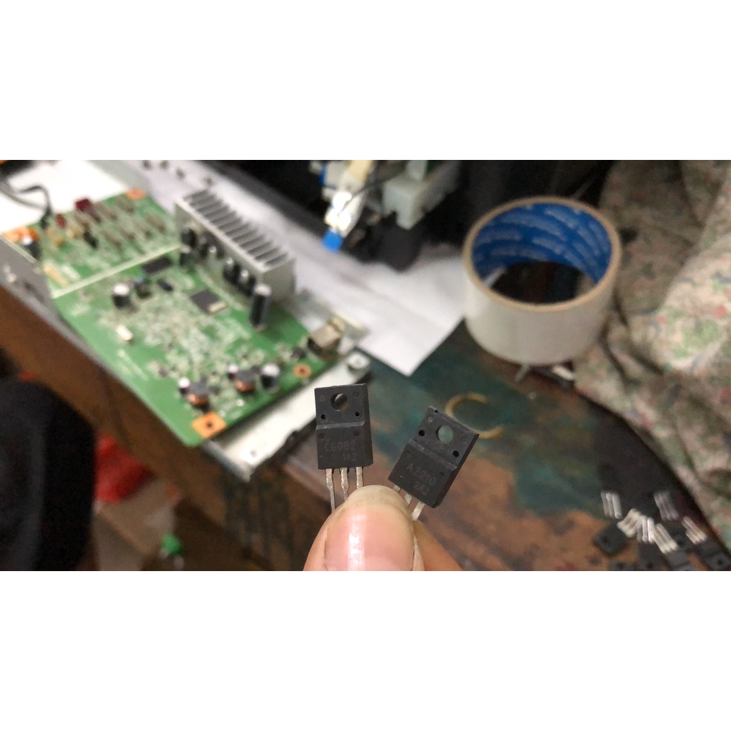 1 Cặp Sò nhiệt A2210 C6082 Transistor main máy in Epson 1390 T1100 L1300 L1800