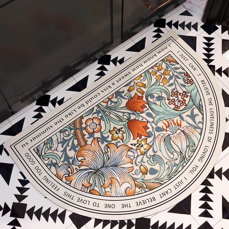 Thảm Chùi Chân Thấm Hút Tốt Nhanh Khô Chống Trượt Phong Cách Bắc Âu