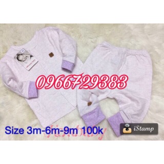 Bộ cài giữa vải thở Momma thu đông